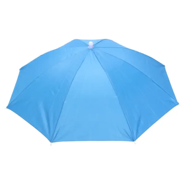 Outdoor Foldable Sun & Rain Umbrella Hat for Women - Image 7