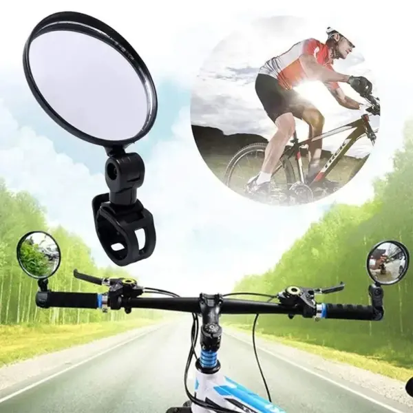 360° Adjustable Bike Mirror for Handlebar - Image 2