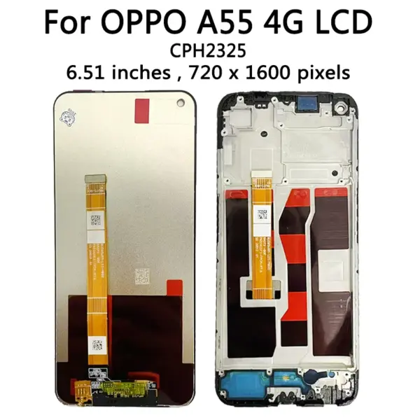 Oppo A55 LCD Display Screen Replacement - Image 3