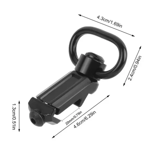 Tactical Gun Sling Strap with QD Buckle - Image 4