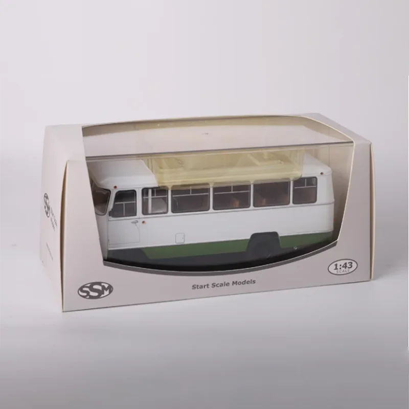 Kuban G1A1-02 Russian White Bus Model 1/43 Alloy Collection 5 Kuban G1A1-02 Russian White Bus Model 1/43 Alloy Collection - Image 5