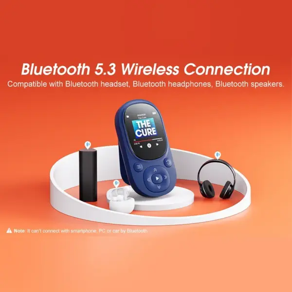 32GB Bluetooth MP3 Player with FM Radio and Voice Recording - Image 4