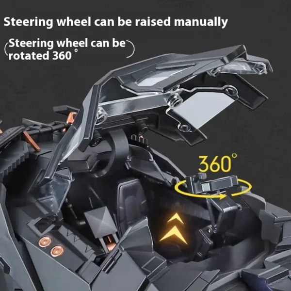 1:18 Batmobile Tumbler Alloy Diecast Car Model - Image 4