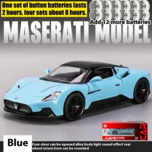 1/22 Maserati MC20 Diecast Model Car with Sound and Light 21 S0e8d5b69774944a4bc5145ebaeeb98b4d