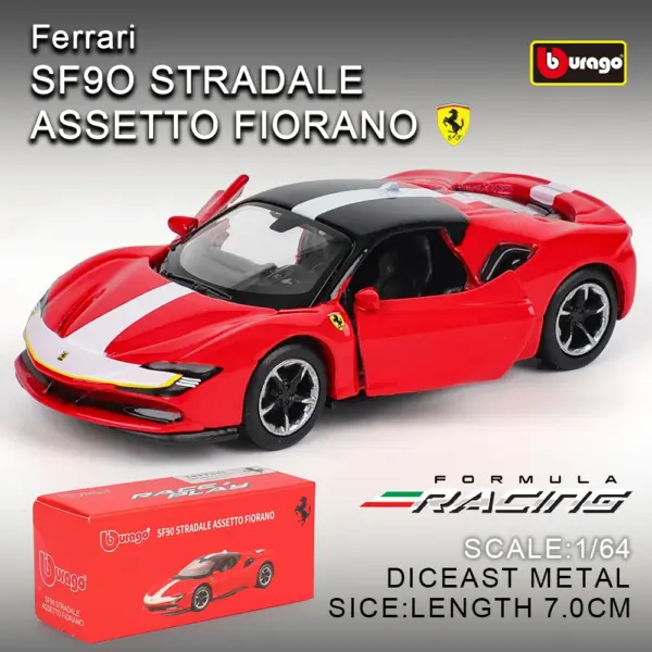 Ferrari 1:64 Diecast Model Car Toy for Collectors - Image 14