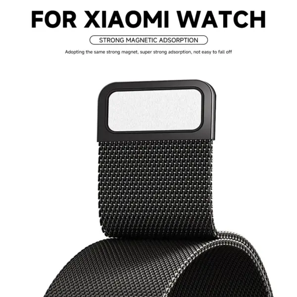 Magnetic Stainless Steel Bracelet & Case for Redmi Band 2 - Image 5