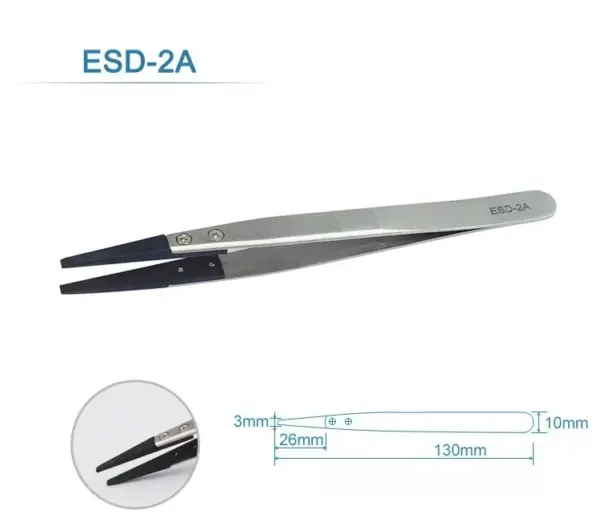 6PCS Watch Hand Installation Tweezers ESD-259A - Image 12