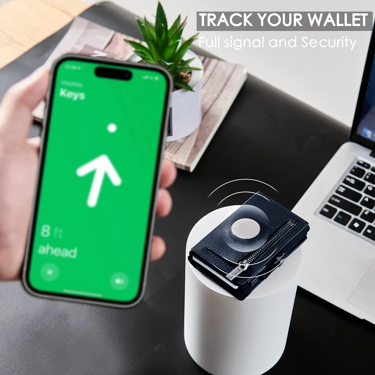 Rfid Carbon Fiber Wallet for Airtag Men 5 Rfid Carbon Fiber Wallet for Airtag Men - Image 5