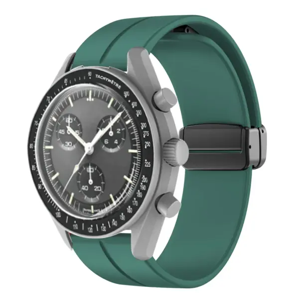 Silicone Strap for Omega MoonSwatch Planet Watch - Image 25