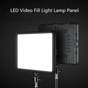 8/12 Inch LED Video Light Panel Kit with Tripod 20 S0f687e2def304bac96a35bd6da5ee391W