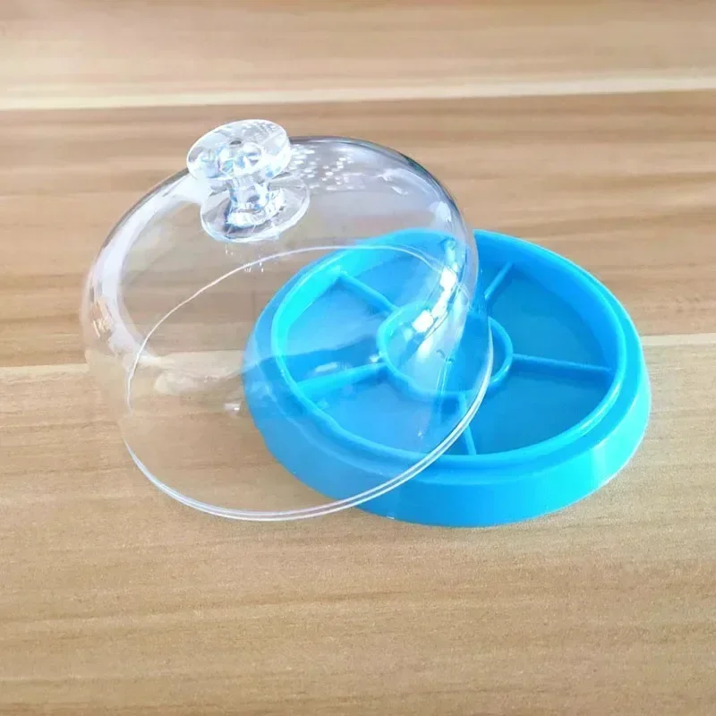 6 Slots Watch Dust Cover with Tray for Repair Tools 6 6 Slots Watch Dust Cover with Tray for Repair Tools - Image 6