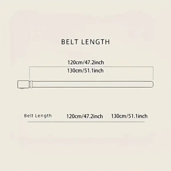 Men's Split Leather Auto Buckle Belt - Image 5