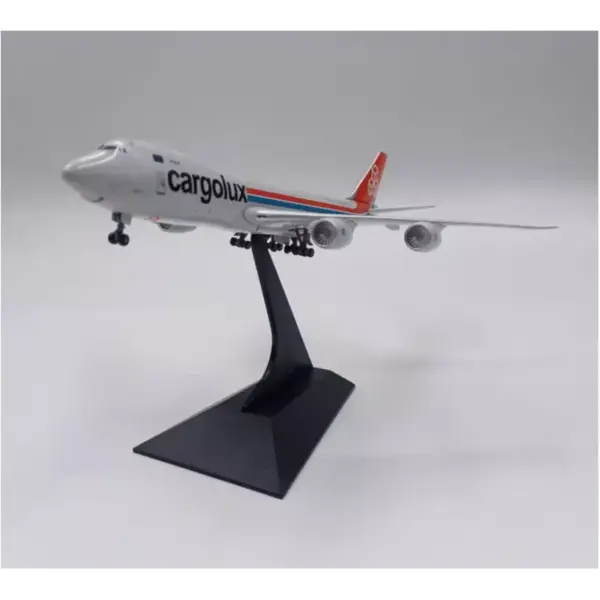 Diecast 1:400 Cargolux747-8F Alloy Aircraft Model - Image 5