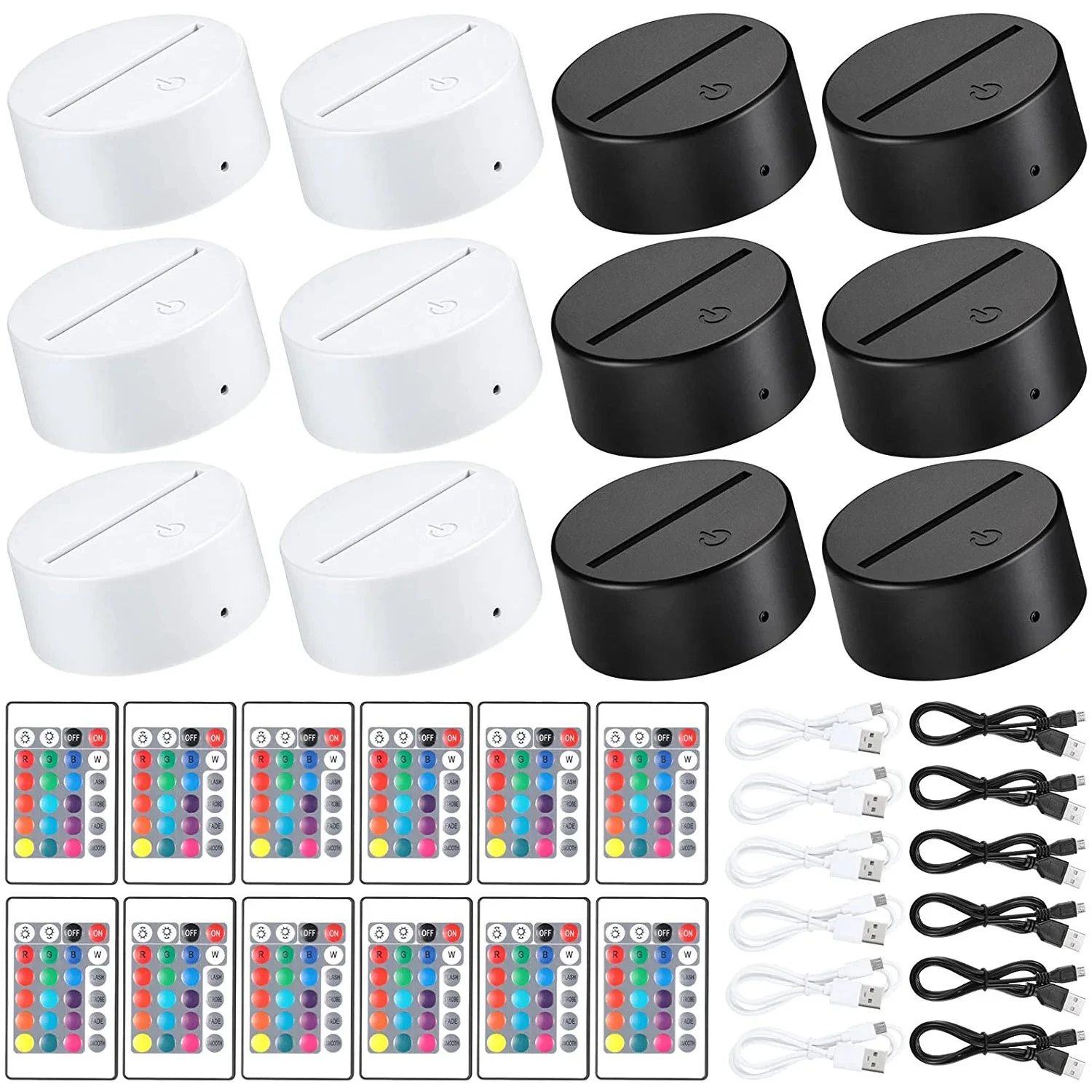 Multi-Color LED Lamp Base for Atmosphere Settings 10 Multi-Color LED Lamp Base for Atmosphere Settings - Image 10