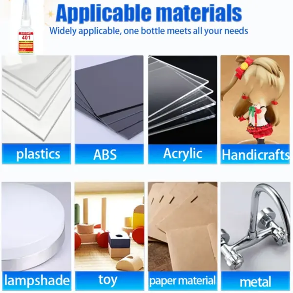 Super Glue 20ML Fast-Setting Adhesive for Multiple Materials - Image 5