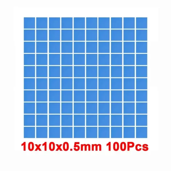 100 Pack Blue Thermal Pads for CPU GPU - Image 18