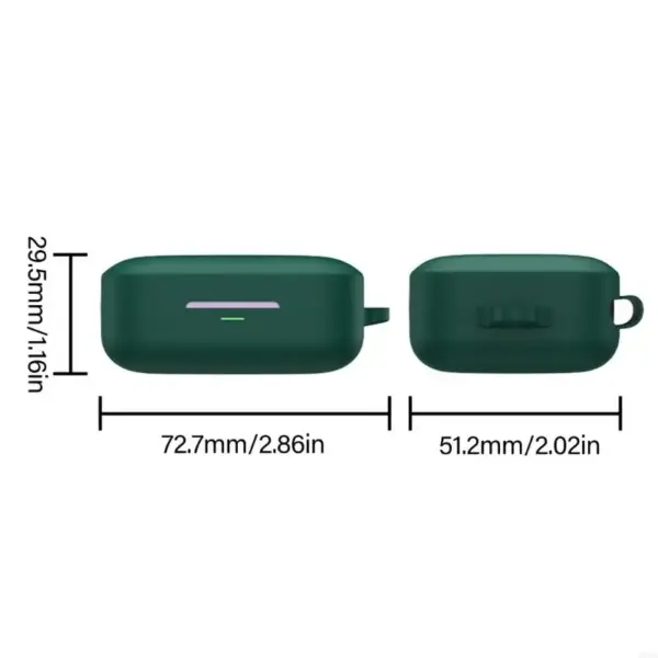 Silicone Earbud Case with Carabiner for Buds Air7 - Image 6
