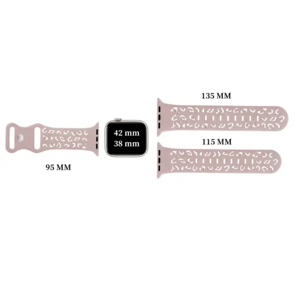 Silicone Watch Strap for Apple Watch Series 9-4 - Image 2