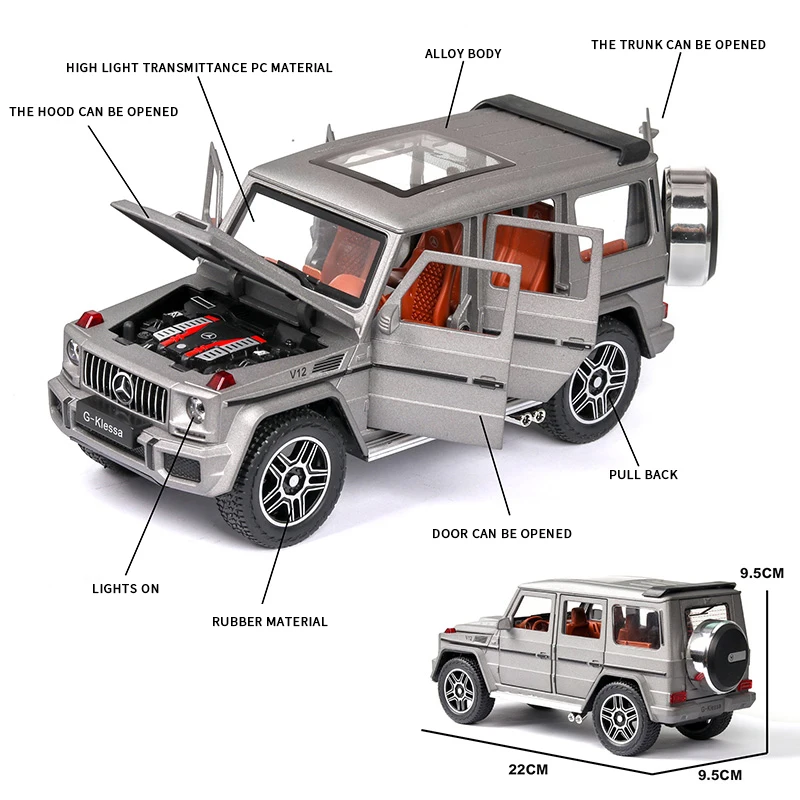 1:24 Mercedes Benz G63 AMG Diecast Model 2 1:24 Mercedes Benz G63 AMG Diecast Model - Image 2