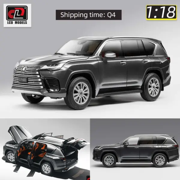1:18 LX600 Alloy SUV Car Model Collection - Image 8