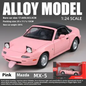 1:24 Mazda MX5 Miniature Diecast Model Car 20 S1094f2401a6b48c6bc7ce3d8440a1e469
