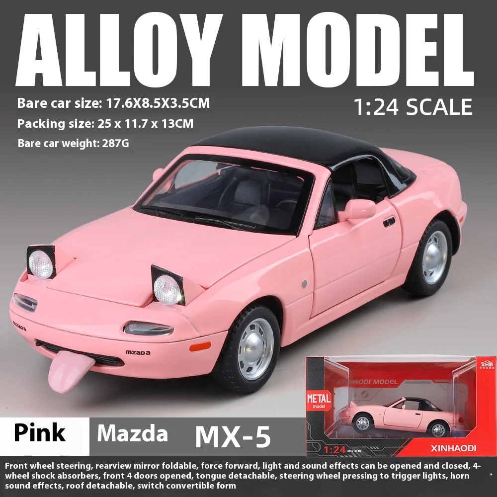 1:24 Mazda MX5 Miniature Diecast Model Car 9 1:24 Mazda MX5 Miniature Diecast Model Car - Image 9