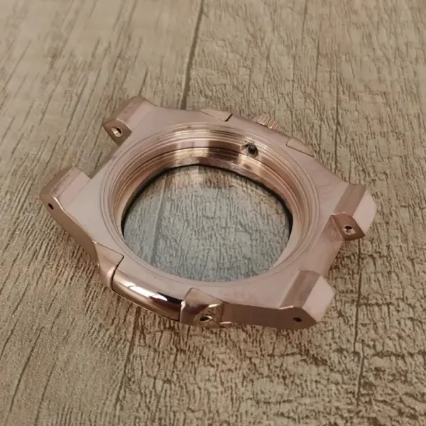 Rose Gold Sapphire Glass Watch Case Set for NH35/NH36 - Image 3