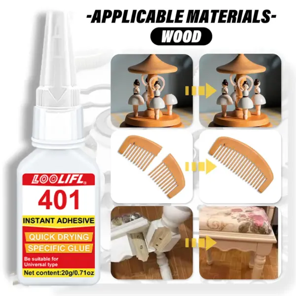 LOOLIFL 401 Instant Fast-Drying Super Glue - Image 4