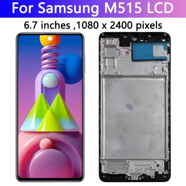 Super AMOLED Display for Samsung M51 M515 M515F - Image 3