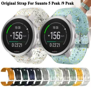 Silicone Strap for Suunto 5 & 9 Peak Model 22mm