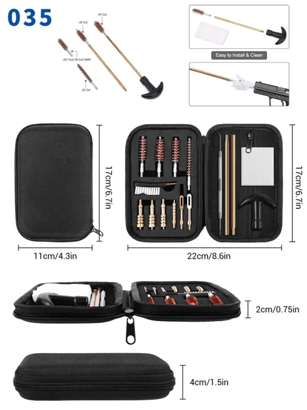AR15/.223Cal Gun Cleaning Brush Set - Image 4