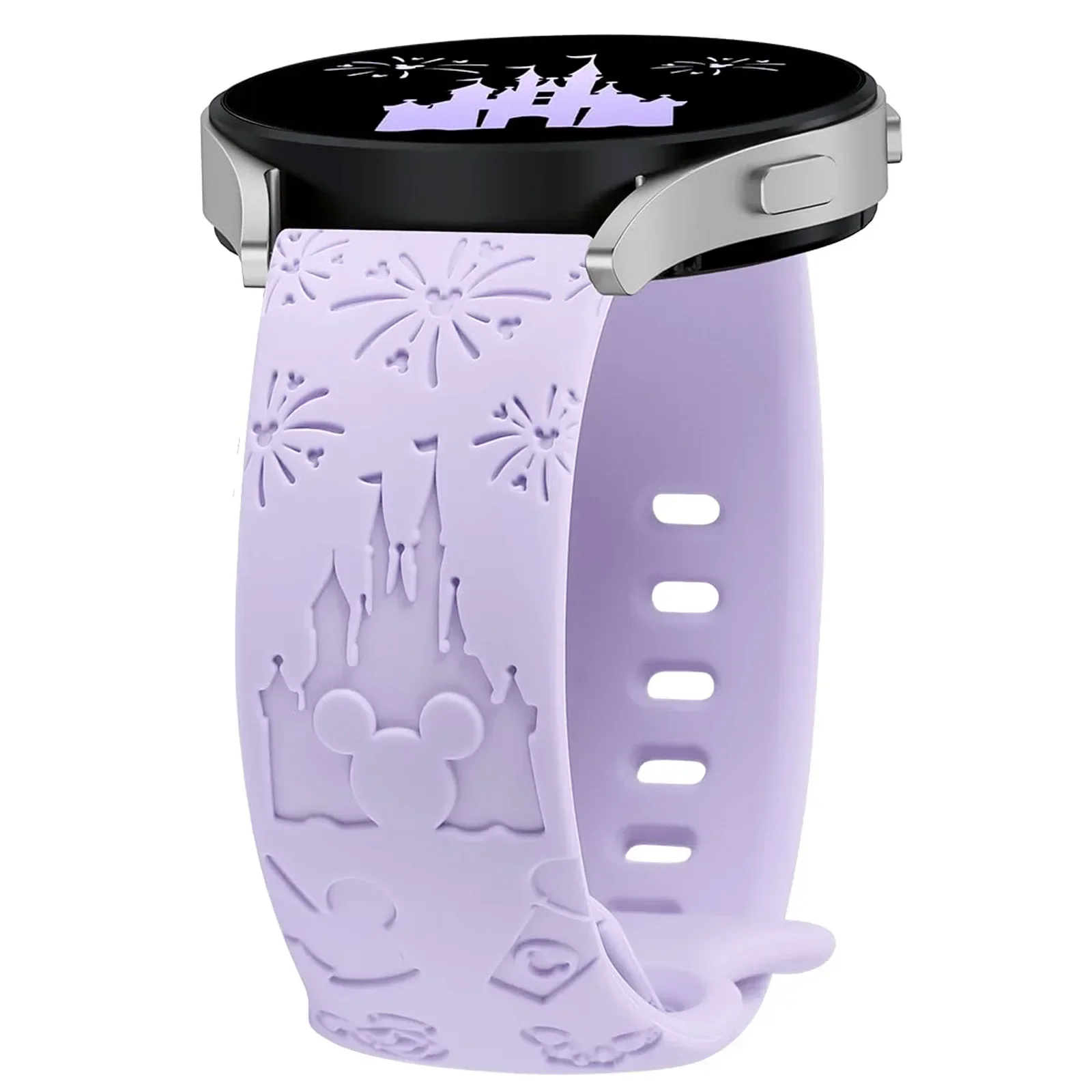 20mm Silicone Floral Engraved Watch Band for Samsung Galaxy Watch 7 12 20mm Silicone Floral Engraved Watch Band for Samsung Galaxy Watch 7 - Image 12