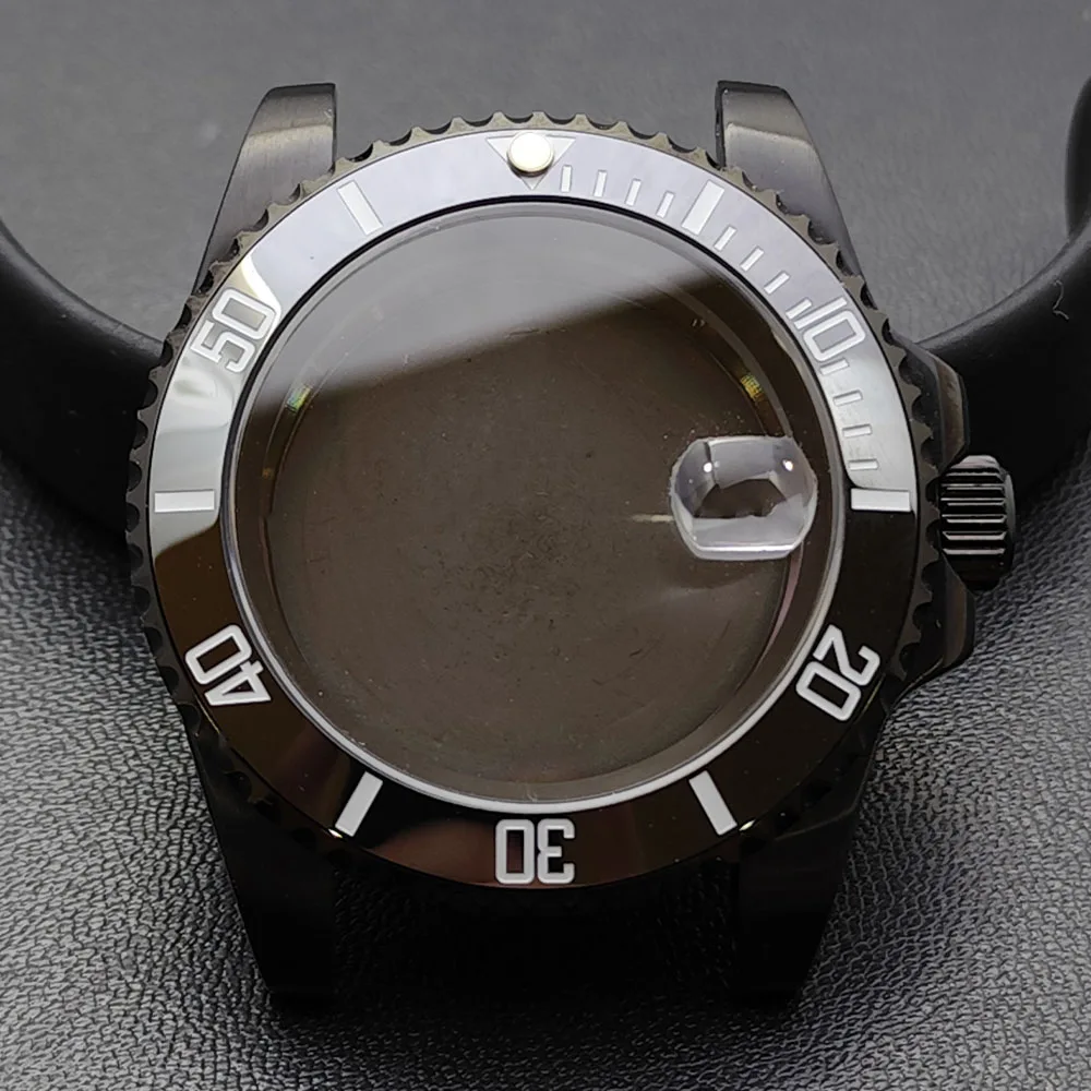 GMT 40.5mm Bidirectional Sapphire Watch Case for NH34/NH35 73 GMT 40.5mm Bidirectional Sapphire Watch Case for NH34/NH35 - Image 73