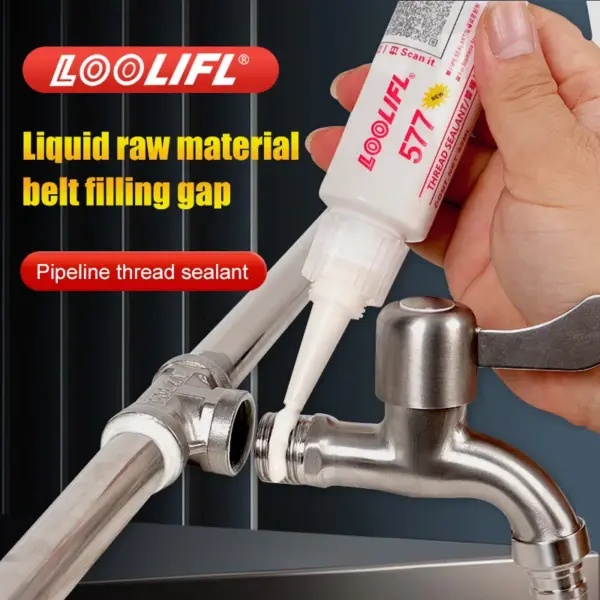 Metal Pipe Thread Sealant Glue 577 - Image 3