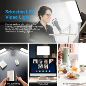 8/12 Inch LED Video Light Panel Kit with Tripod 19 S11a0a8bf0c8545c48416a2998bbf3856Z