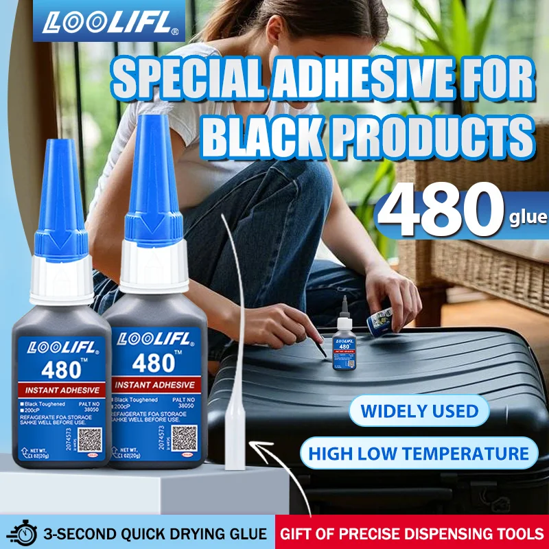 Black Rubber Glue, 20g for Shoes & Metal 2 Black Rubber Glue, 20g for Shoes & Metal - Image 2