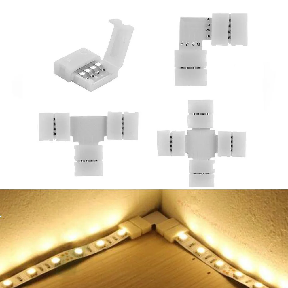 5-Pack LED Strip Connectors for 3528-5050 Strips 2 5-Pack LED Strip Connectors for 3528-5050 Strips - Image 2