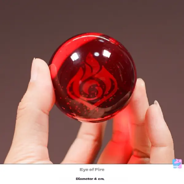 Genshin Impact 4cm Crystal Ball Night Light - Image 3