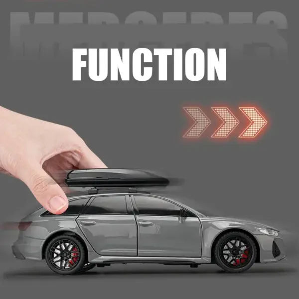 1/24 Audi RS6 Diecast Model Car - Image 4