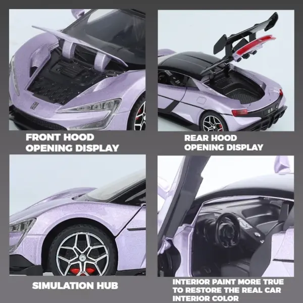 1:32 BYD U9 Electric Supercar Diecast Model - Image 6