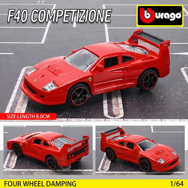 Ferrari 1:64 Diecast Model Car Toy for Collectors - Image 19