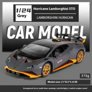 1:24 Lamborghini Huracan STO Diecast Model 23 S11fbd4ccbb4b45ca885543373c2dfd296