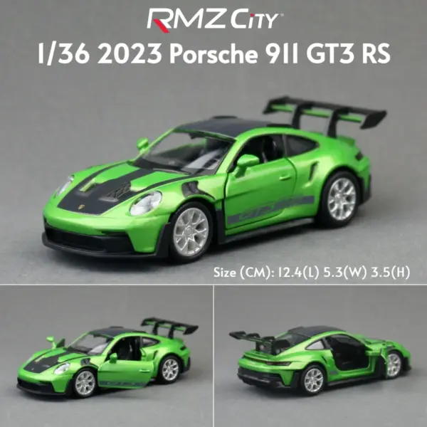 Diecast Porsche 911 GT3 1/36 Model Car - Image 10