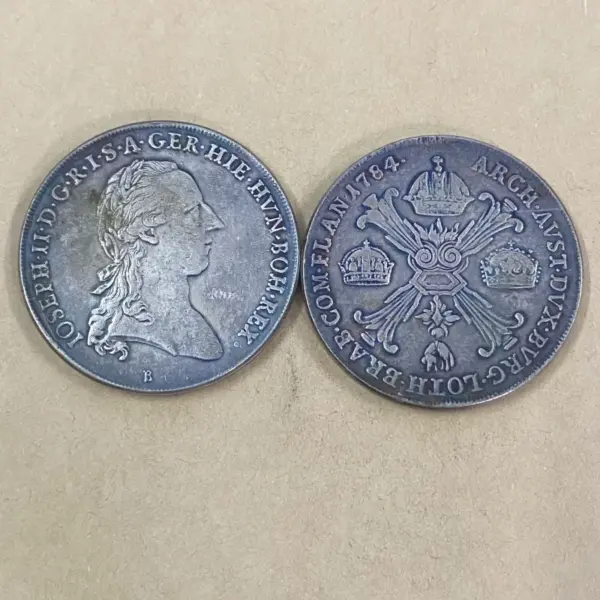 Replica 1784 Austrian Netherlands 1 Kronenthaler Coin - Image 3