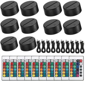 Multi-Color LED Lamp Base for Atmosphere Settings 31 S122abfd1bb6b49449b93541deb3ba0c0A 9