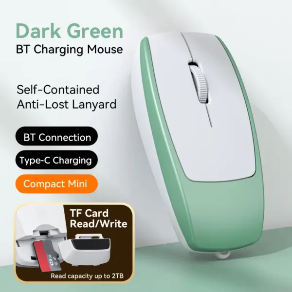 Mini Bluetooth Mouse DIXSG Support TF Card and Type-C Charging - Image 9