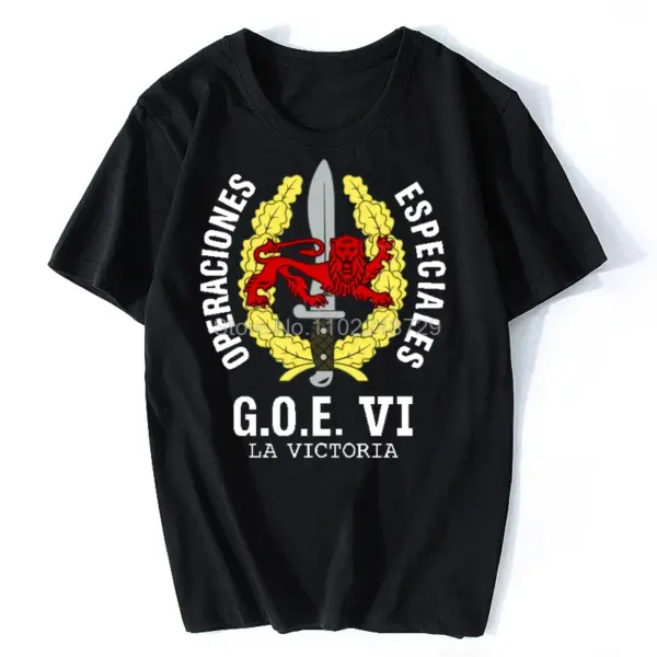Spanish Legion GOE VI T-Shirt Men Summer Cotton - Image 10