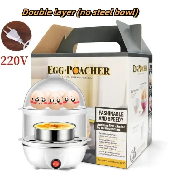 2025 Mini Double-Layer Multi-Functional Egg and Corn Steamer - Image 8