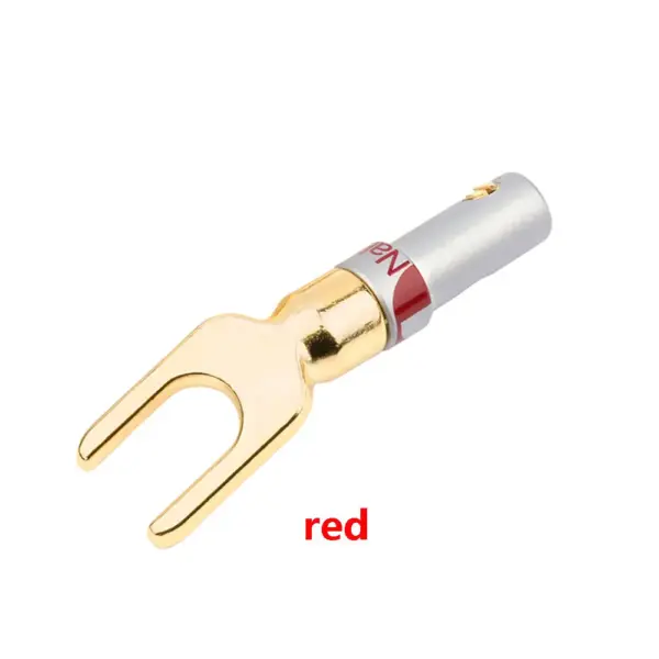Gold Plated Y U Shape Banana Plug Connector - Image 7