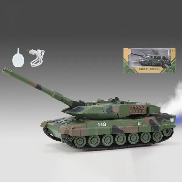 Leopard 2 Main Battle Tank Diecast Model - Image 7